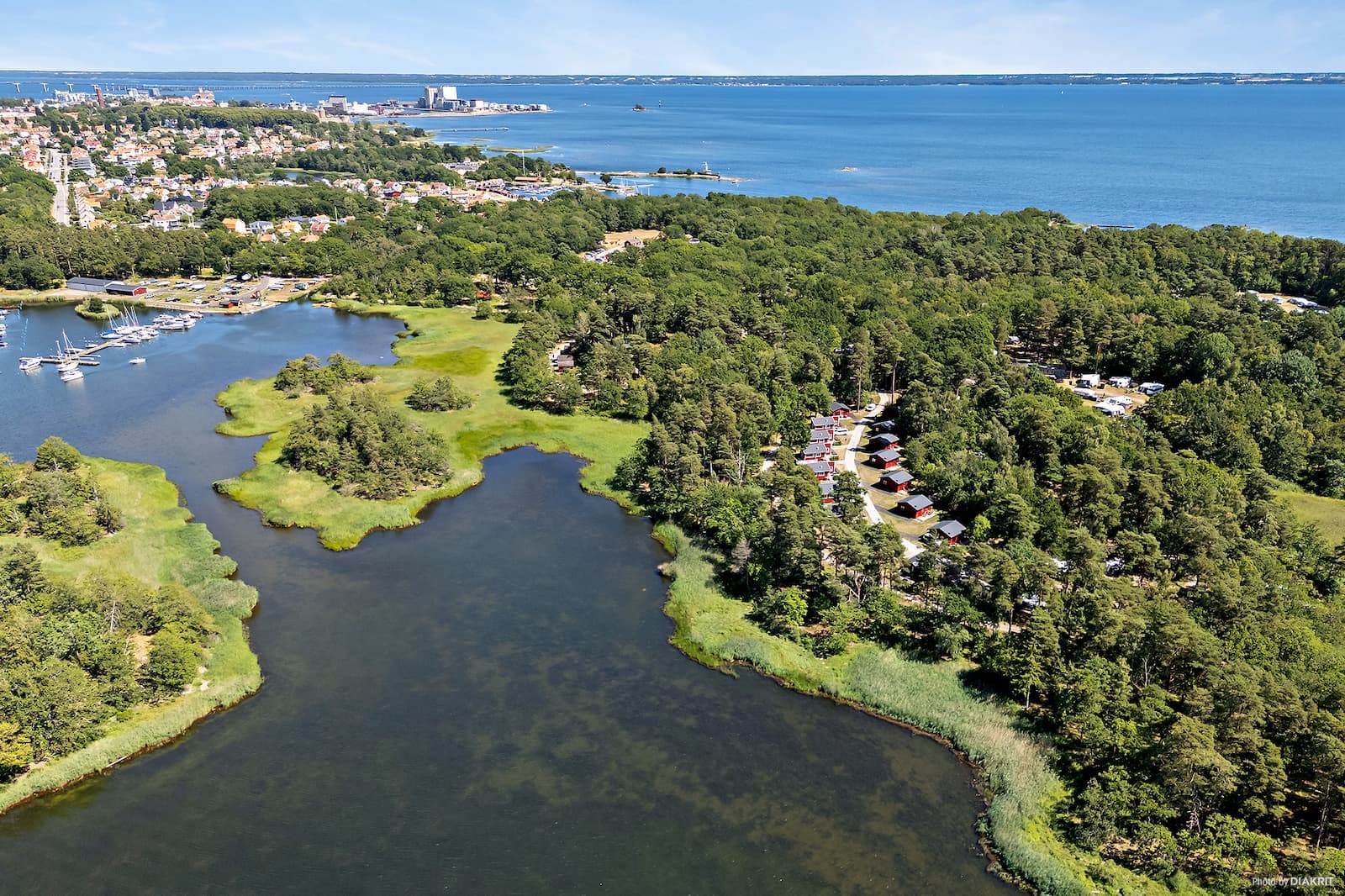 Camping i Kalmar på Stensöhalvön