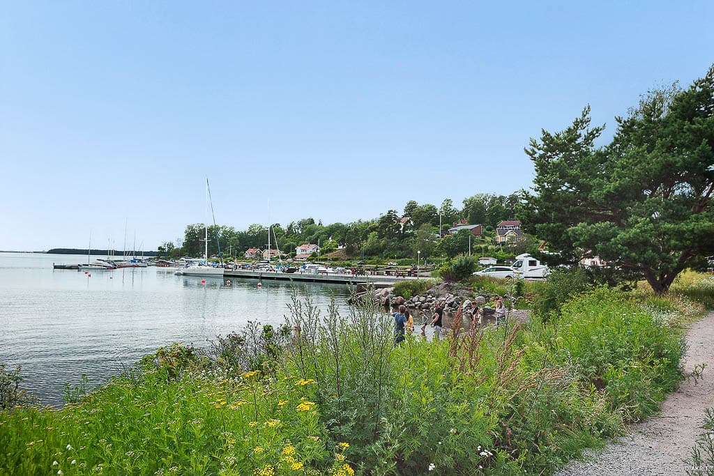 Vandring längs marmorbruket i Norrköping