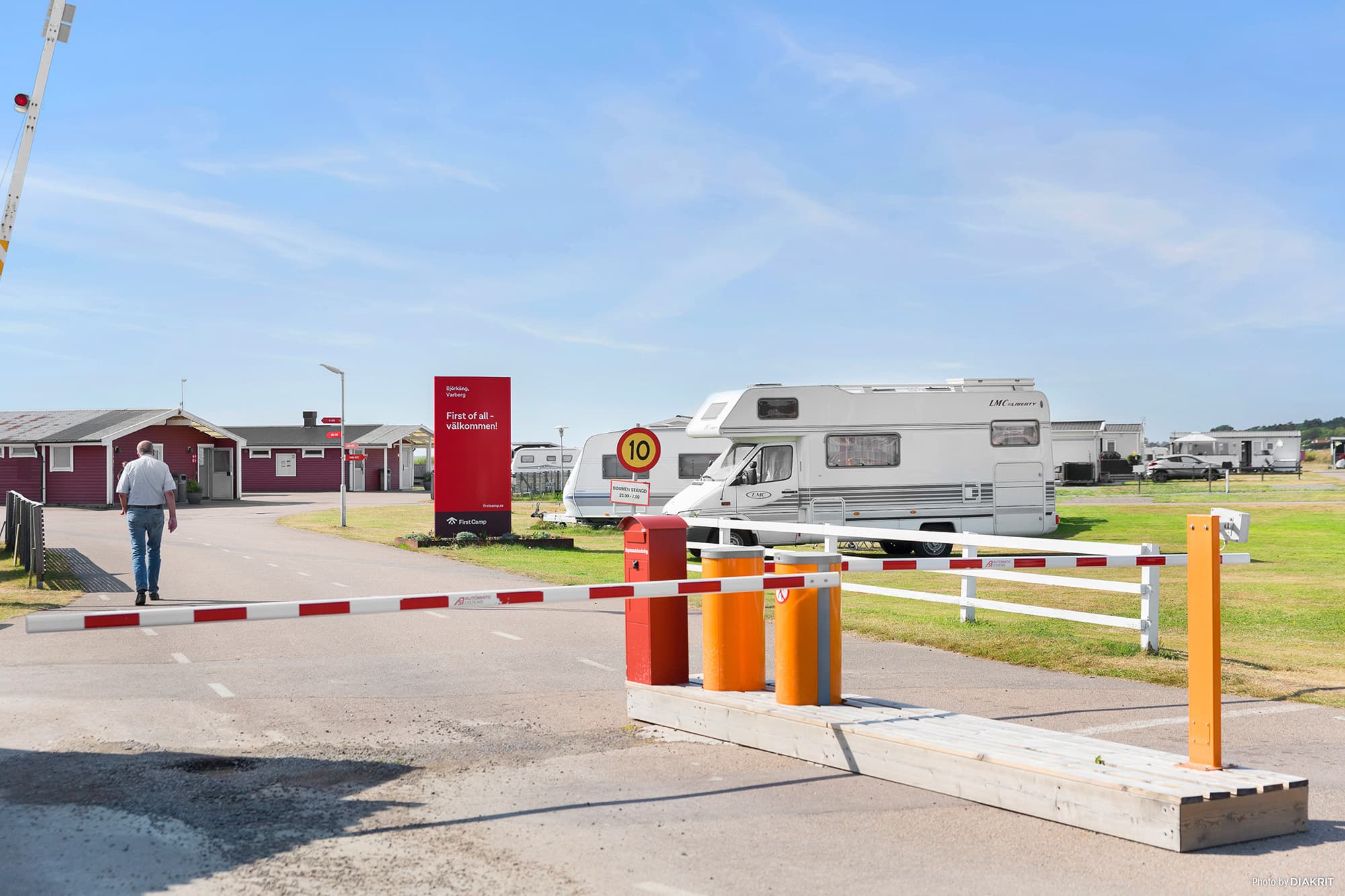 Bobilplasser nær sjøen på First Camp Björkäng – Varberg