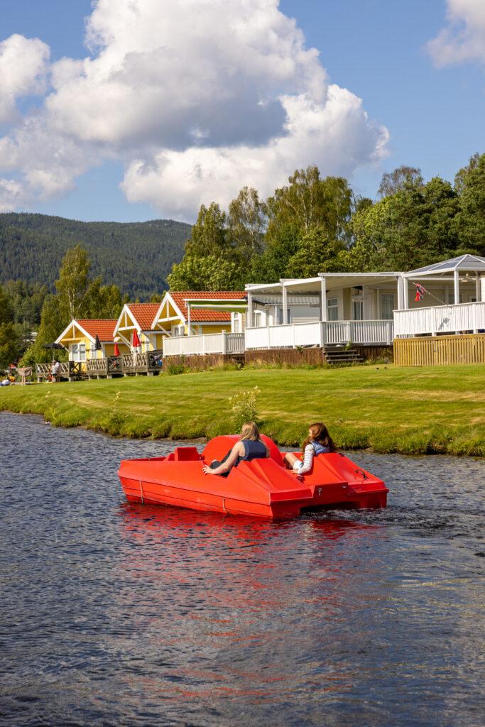 Hytter og trøbåt Norsjø Telemark