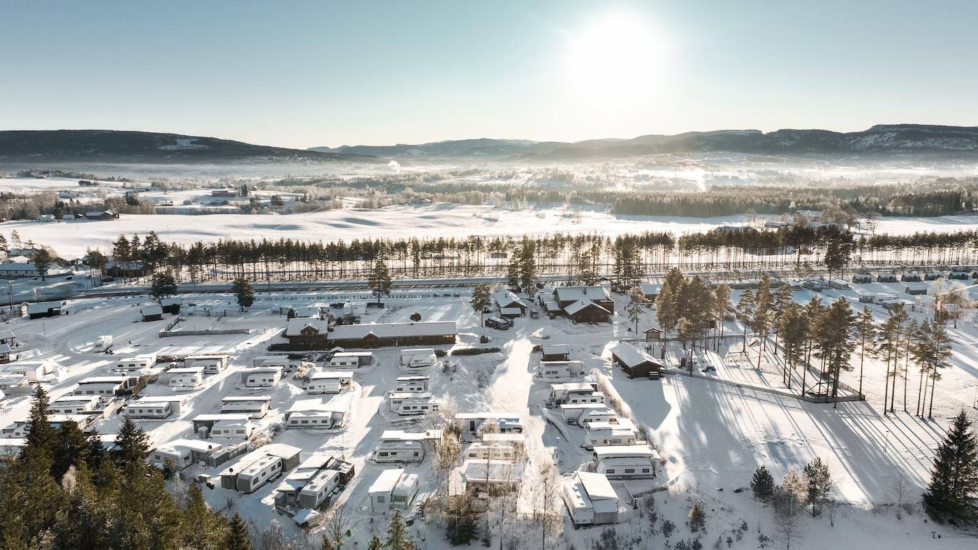 Bø Telemark naturnær camping vinter