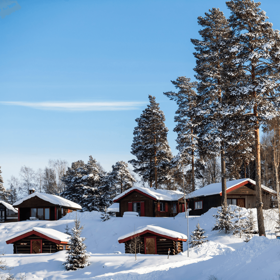Hytte vinter