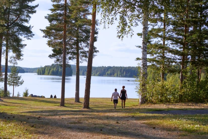 Nord-Sverige naturnære camping