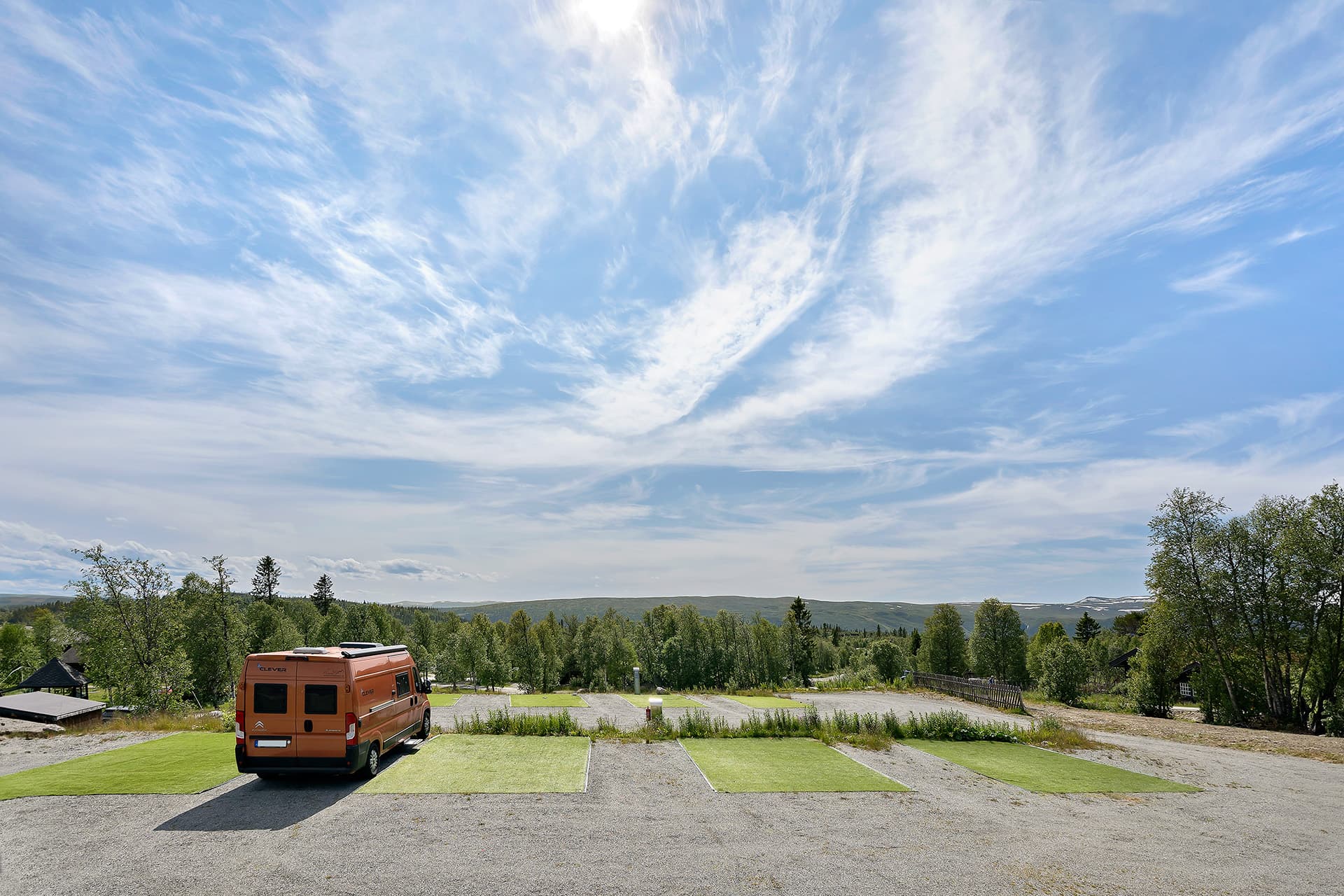 Bobilplasser i Beitostølen med fjellutsikt og nærhet til naturen