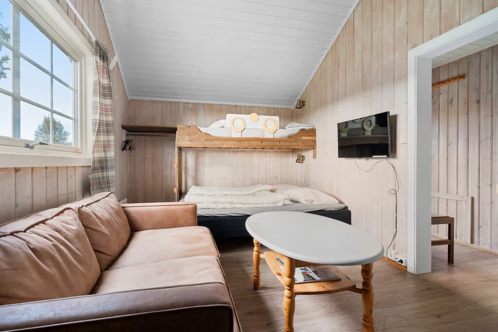 Interiör för stuga Synshornhytte på Beitostølen