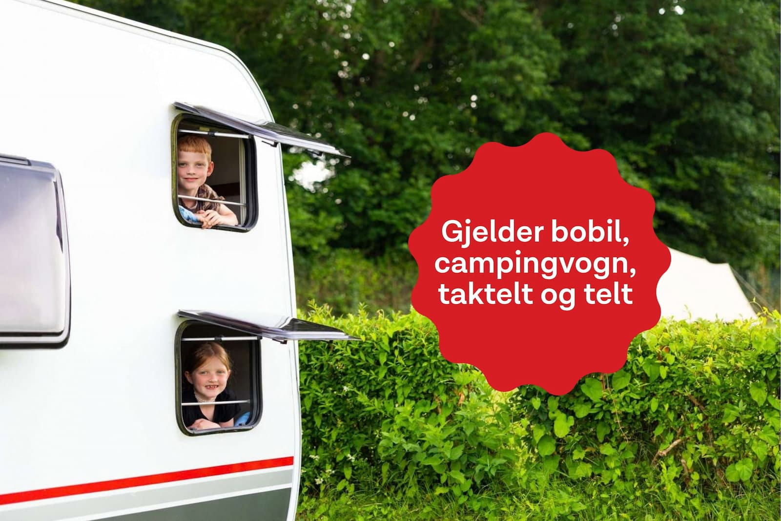 Husbilspasset gäller både husbil, husvagn, taktält och tält