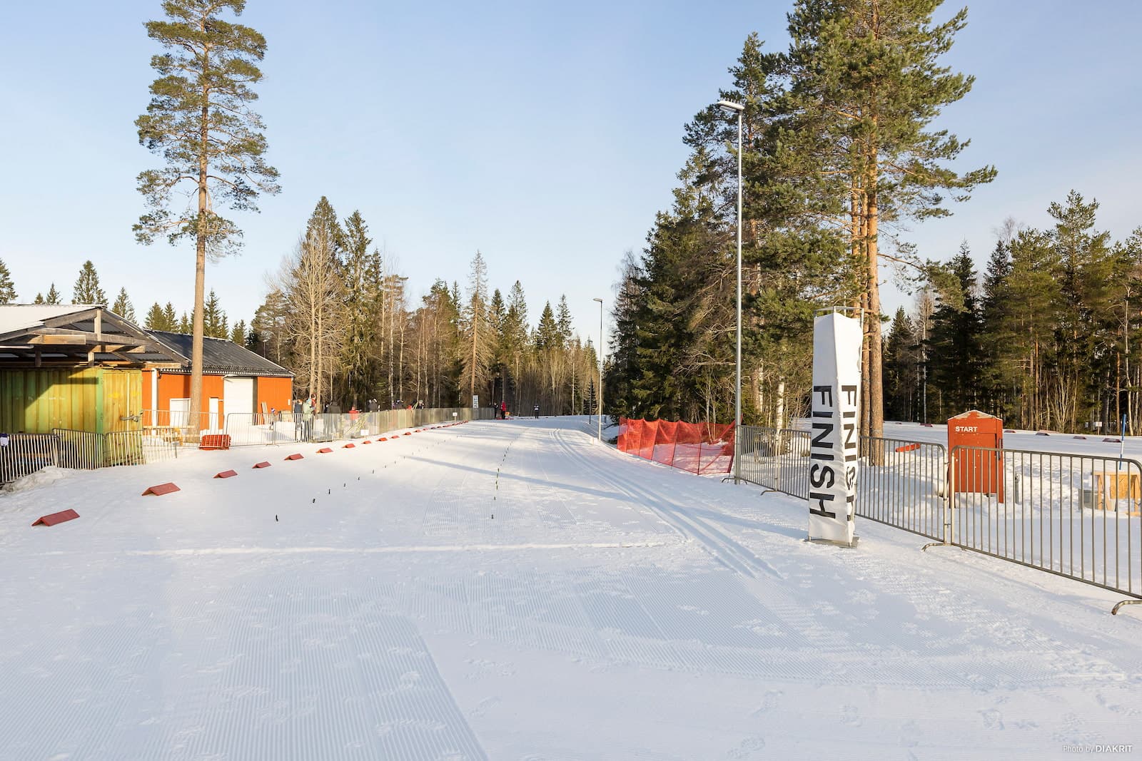 Vinter på campingen First Camp Ånnaboda - Örebro