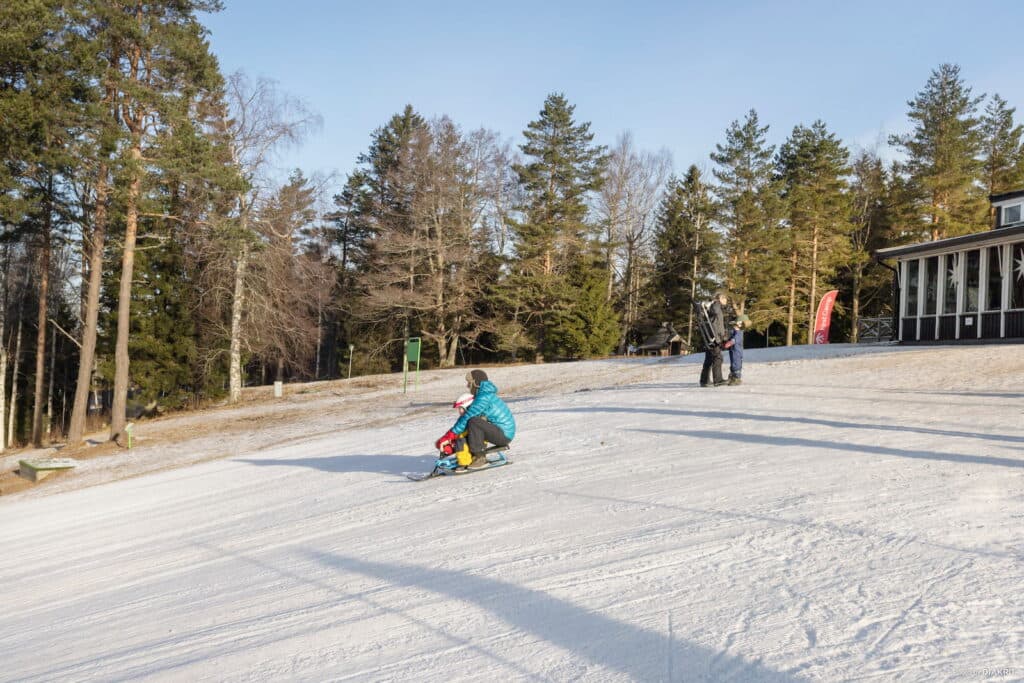 Vinter på campingen First Camp Ånnaboda - Örebro
