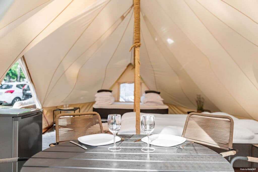 Bastad Torekov glamping vaderon tält
