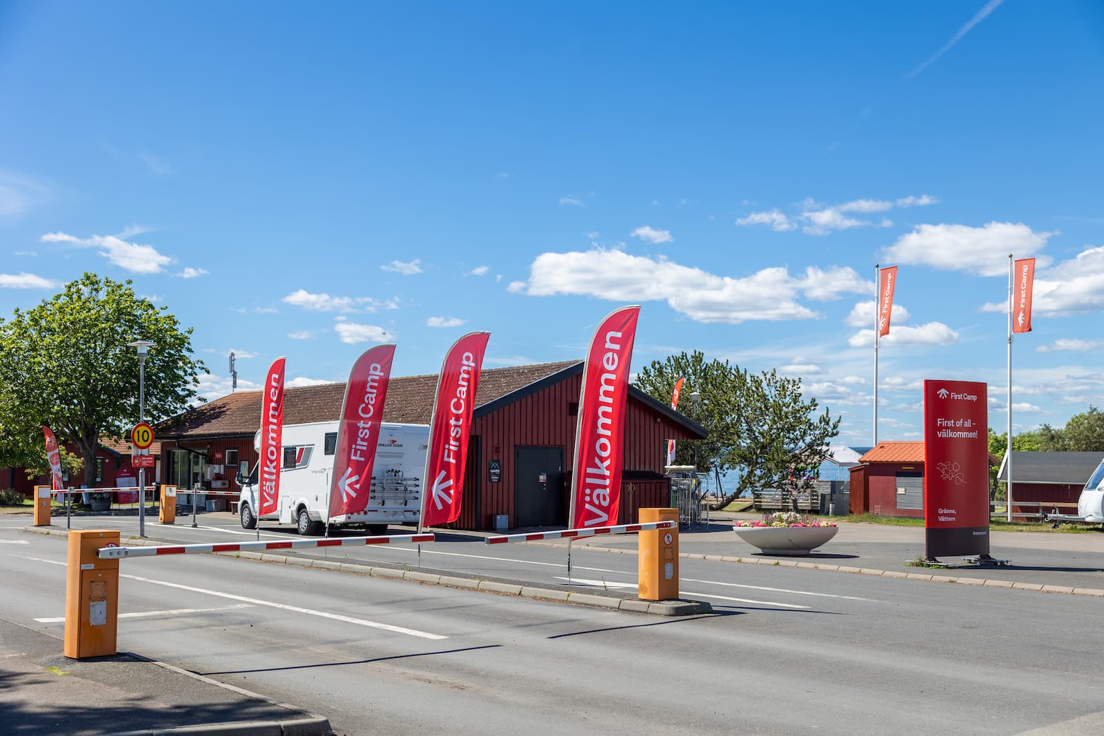 Smidig incheckning och drop in på campingen i Gränna