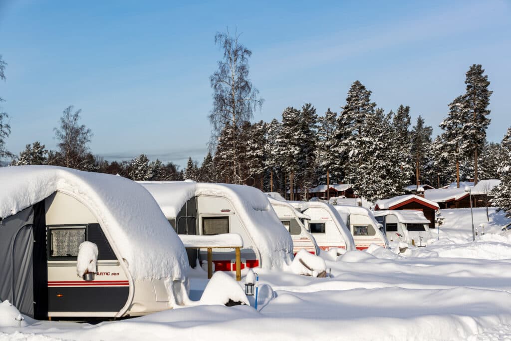 Vinter Enåbadet - Rättvik Camping