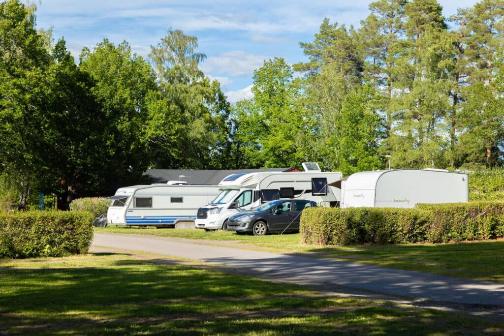 Campingområdet på First Camp Glyttinge - Linköping