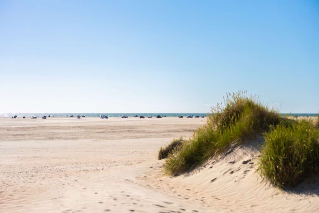 Stranden ved Lakolk Strand – Rømø camping