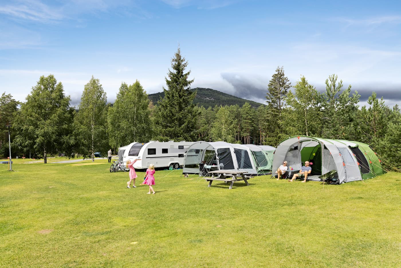 Lek på campingplassen Bø - Telemark