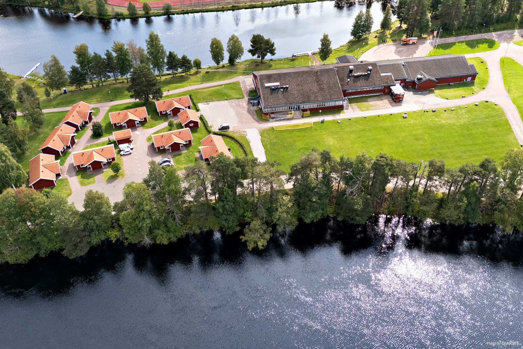 Campingplass i naturskjønne Dalarna, Sverige