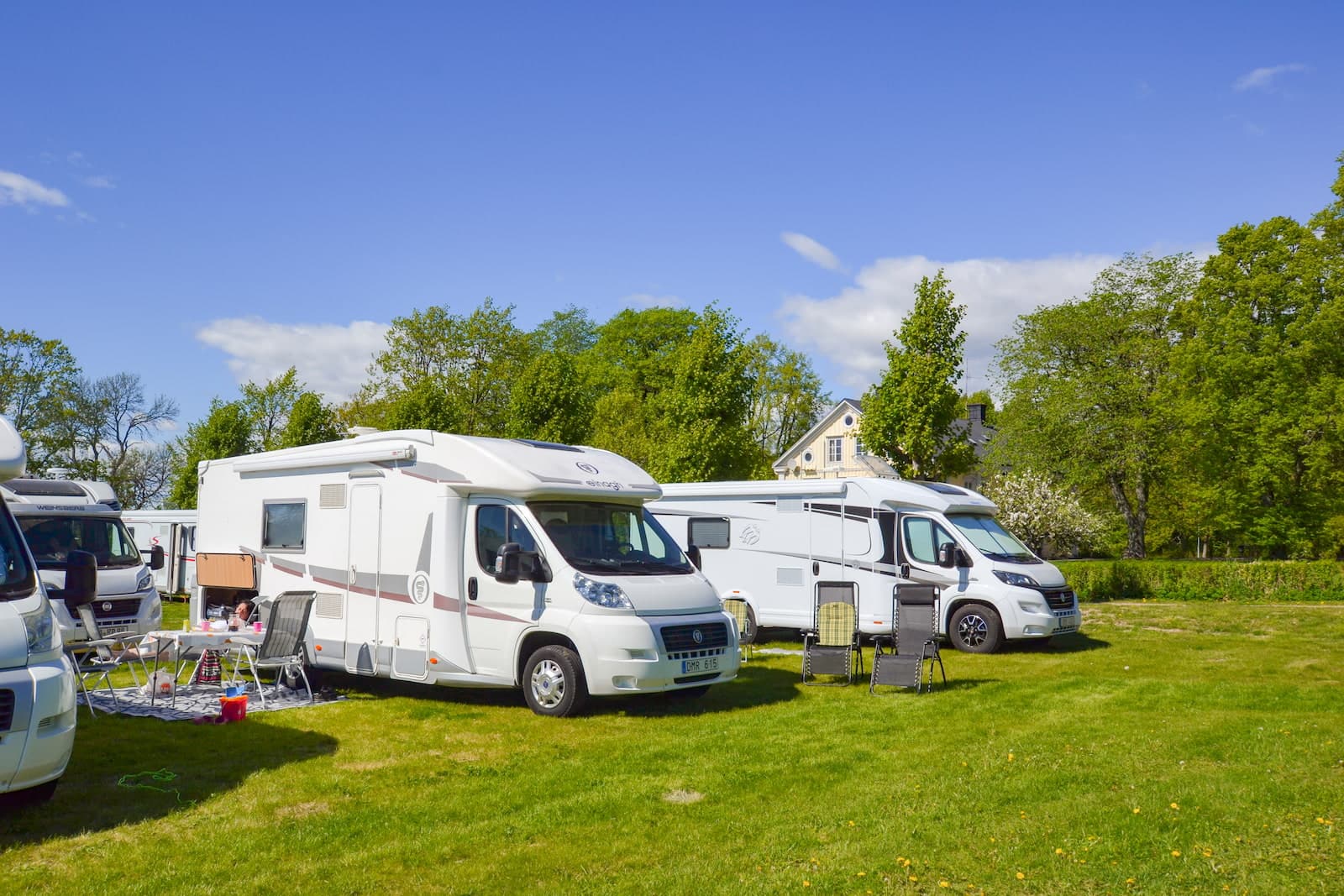Camping för husvagn, husbil och tält på First Camp Herrgårdsliv - Kristinehamn i Värmland