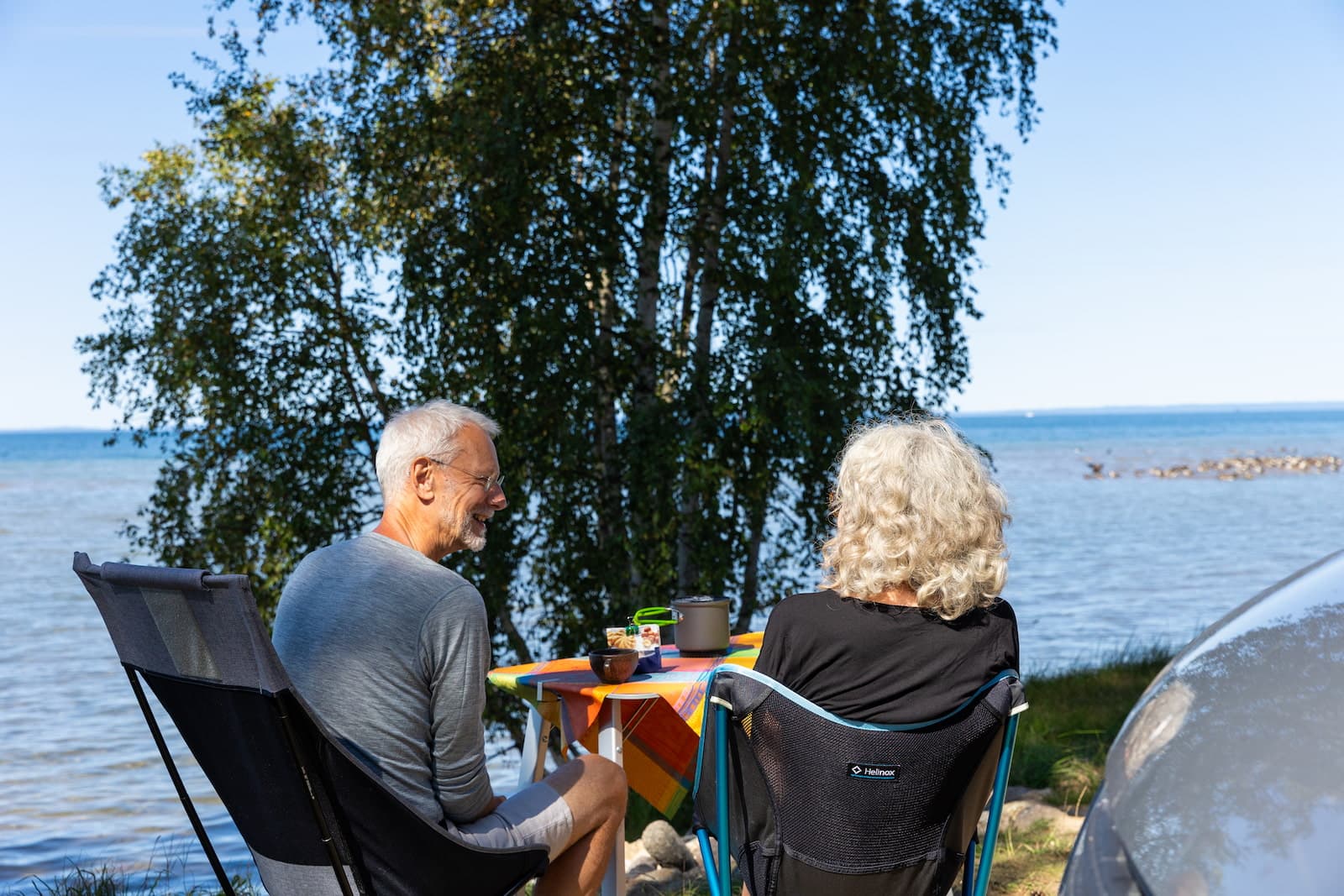 Sköna campingdagar på vadstena - Vättern